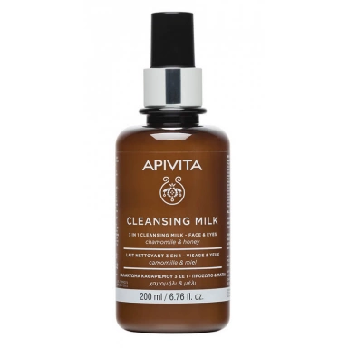 Apivita 3 in 1 Cleansing milk face and eyes Очищающее молочко 3 в 1 для лица и глаз фото 1