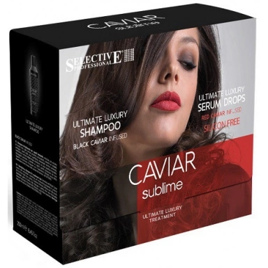 Selective Professional Caviar Sublime Kit Набор для волос (шампунь + сыворотка с красной икрой) фото 1