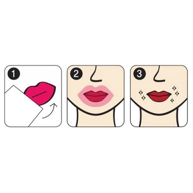 BeauuGreen Hydrogel Glam Lip Mask Rose Патчи для губ с экстрактом розы фото 8