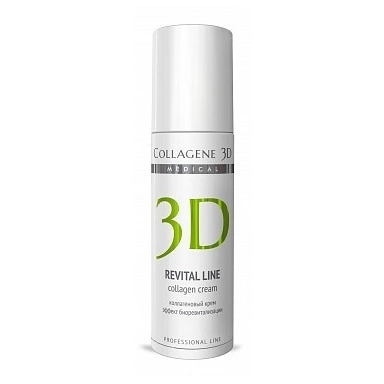 Medical Collagene 3D Коллагеновый крем для интенсивного увлажнения и омоложения кожи лица REVITAL LINE Collagen cream for intensive hydration and rejuvenation of facial skin REVITAL LINE фото 1