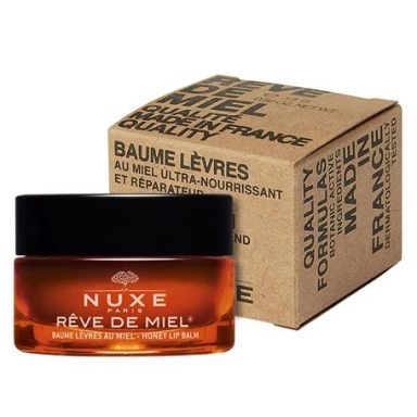Nuxe Reve de Miel Baume Levres au Miel Edition Protection des Abeilles Бальзам для губ с медом ультрапитательный восстанавливающий Лимитка №1 фото 1