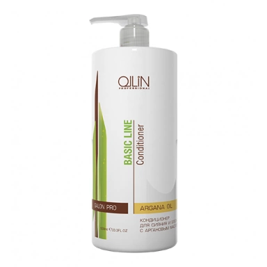 Ollin - Basic Line - Кондиционер для сияния и блеска с аргановым маслом фото 1